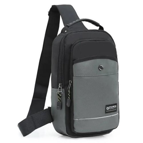 Бананка Fashion Bag (29*18*6) X63-4-2 grey (деми) Fashion Bag X63-4-2 grey