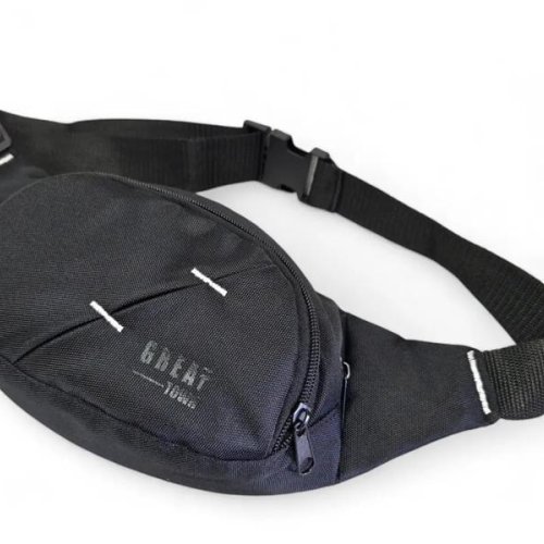 Бананка Fashion Bag (37*15*5) NO09-13 black (деми) Fashion Bag NO09-13 black