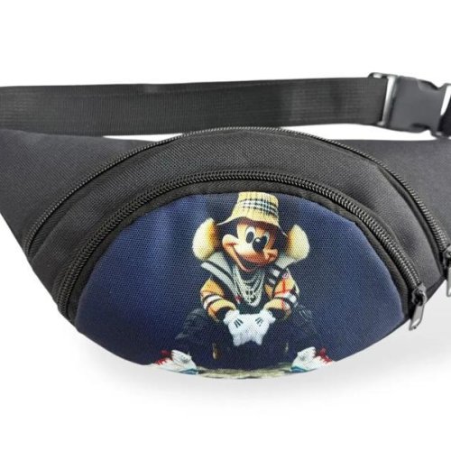 Бананка Fashion Bag (30*16*1) PNO02-24 blue (деми) Fashion Bag PNO02-24 blue