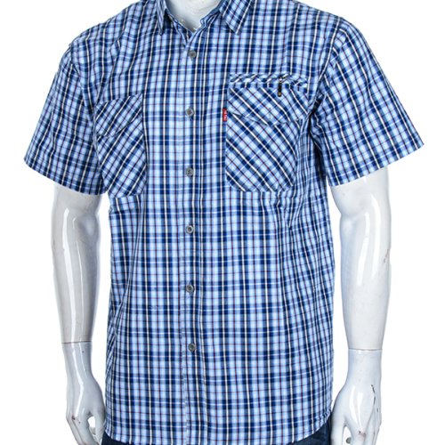 Рубашка Logaster (XL-5XL) A702-4 blue (лето) Logaster A702-4 blue