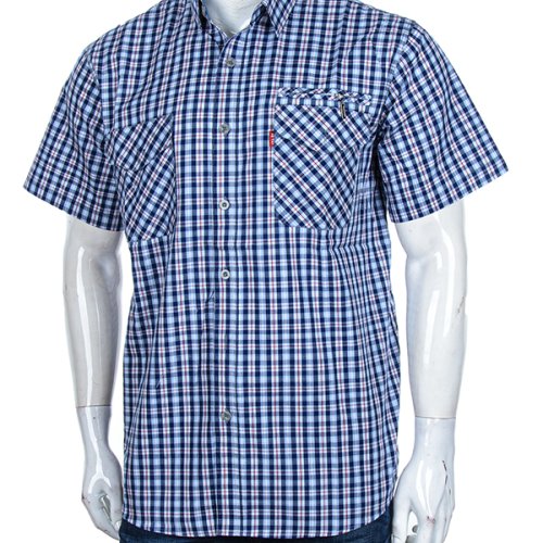Рубашка Logaster (XL-5XL) A703-5 blue (лето) Logaster A703-5 blue