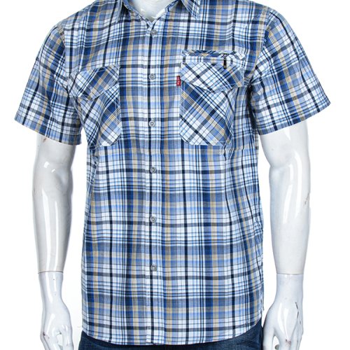 Рубашка Logaster (XL-5XL) A705-5 blue (лето) Logaster A705-5 blue