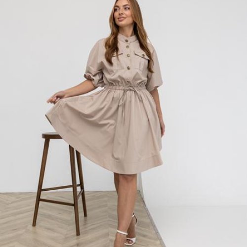 Платье Diamanna (S-M) P245 beige (лето) Diamanna P245 beige