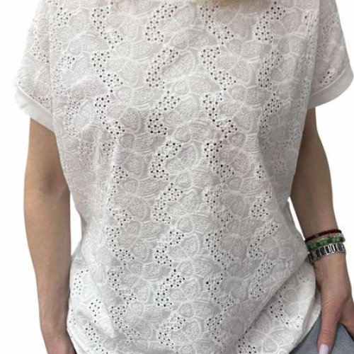 Футболка LeVisha (48-56) 25047 white (лето) LeVisha 25047 white