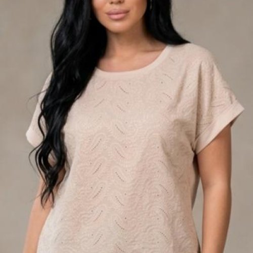 Футболка LeVisha (48-56) 25048 d.beige (лето) LeVisha 25048 d.beige