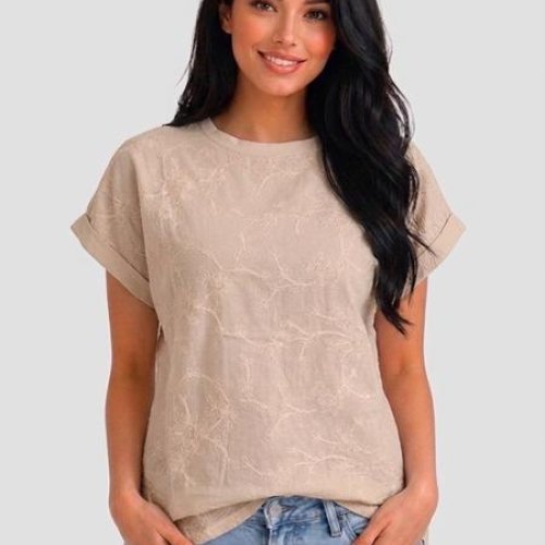 Футболка LeVisha (48-56) 26006 beige (лето) LeVisha 26006 beige