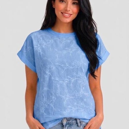 Футболка LeVisha (48-56) 26006 l.blue (лето) LeVisha 26006 l.blue
