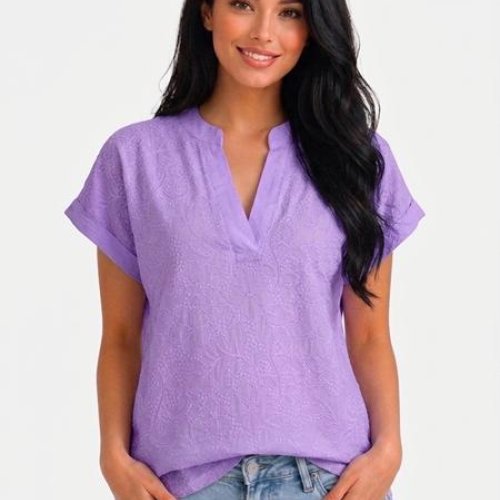 Футболка LeVisha (48-56) 26007 lilac (лето) LeVisha 26007 lilac