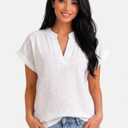 Футболка LeVisha (48-56) 26007 white (лето) LeVisha 26007 white