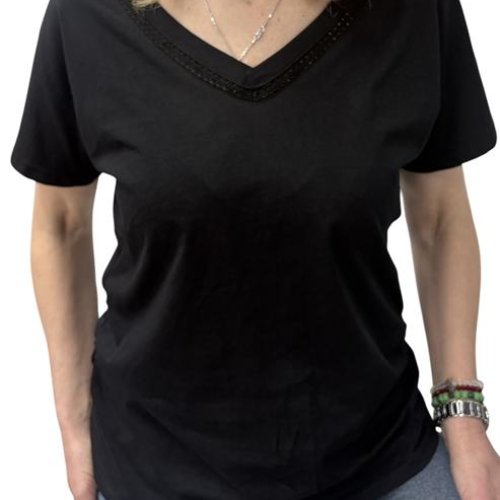 Футболка LeVisha (46-52) 26110 black (лето) LeVisha 26110 black