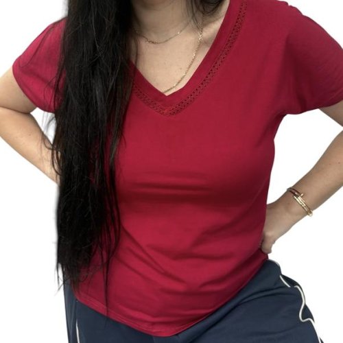 Футболка LeVisha (46-52) 26110 red (лето) LeVisha 26110 red