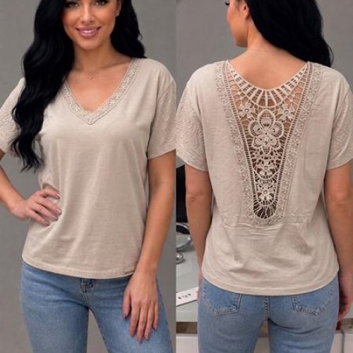 Футболка LeVisha (46-52) 26111 l.beige (лето) LeVisha 26111 l.beige