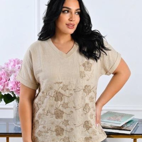 Футболка LeVisha (52-54) 26121 beige (лето) LeVisha 26121 beige