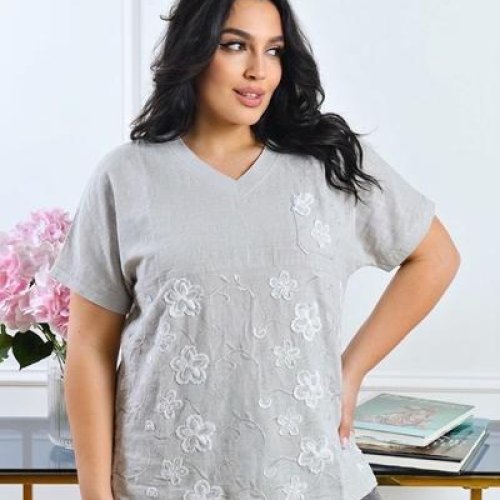 Футболка LeVisha (52-54) 26121 grey (лето) LeVisha 26121 grey