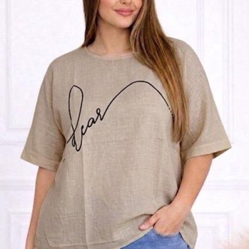 Футболка LeVisha (50-56) 26122 beige (лето) LeVisha 26122 beige