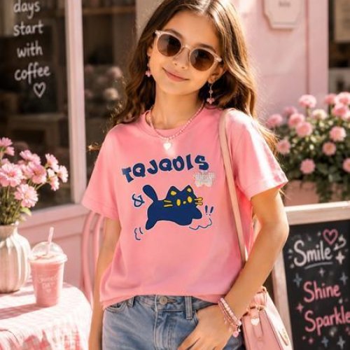 Футболка Major (134-152) 5049 pink (лето) Major 5049 pink