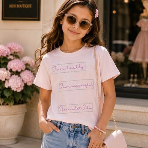 Футболка Major (134-152) 6072 l.pink (лето) Major 6072 l.pink