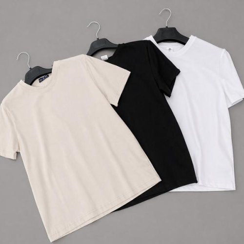 Футболка Zalov (S-2XL) ZW1658 black (лето) Zalov ZW1658 black