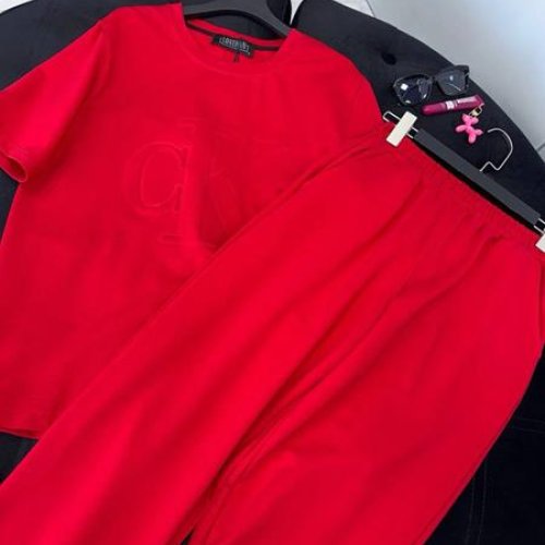 Костюм спорт LOVEKAN (S-L) 1295 red (деми) LOVEKAN 1295 red