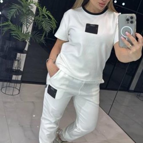 Костюм спорт LOVEKAN (S-L) 1449 white (деми) LOVEKAN 1449 white