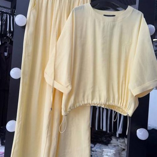 Костюм LOVEKAN (S-L) 1695 yellow (лето) LOVEKAN 1695 yellow