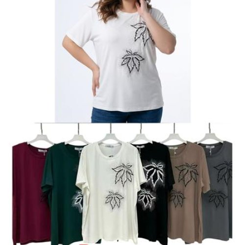 Футболка Summer (2XL-3XL) 3317 mix (лето) Summer 3317 mix