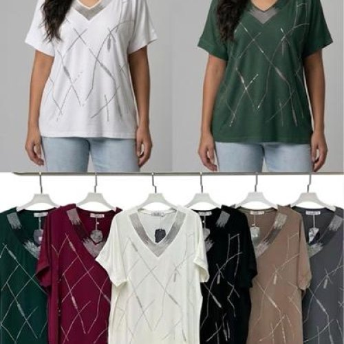 Футболка Summer (2XL-3XL) 3322 mix (лето) Summer 3322 mix