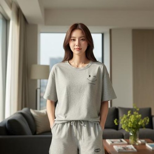 Костюм Peng (M-XL) 1086 grey (лето) Peng 1086 grey