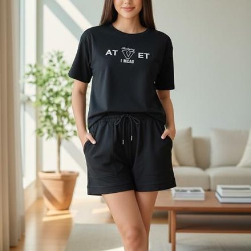 Костюм Peng (M-XL) 1088 black (лето) Peng 1088 black