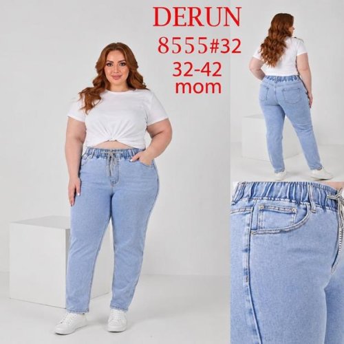 Джинсы Hoan (32-42) 8555 l.blue (деми) Hoan 8555 l.blue