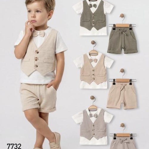 Костюм Baby Boom (0.6-1.6) 7732 l.biege (лето) Baby Boom 7732 l.biege
