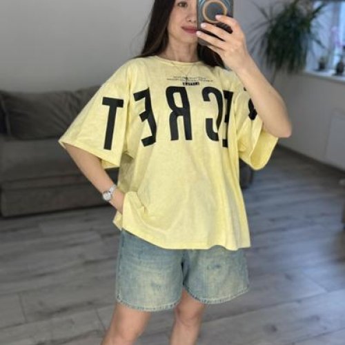 Футболка S.Style (42-48) 55-3 yellow (лето) S.Style 55-3 yellow