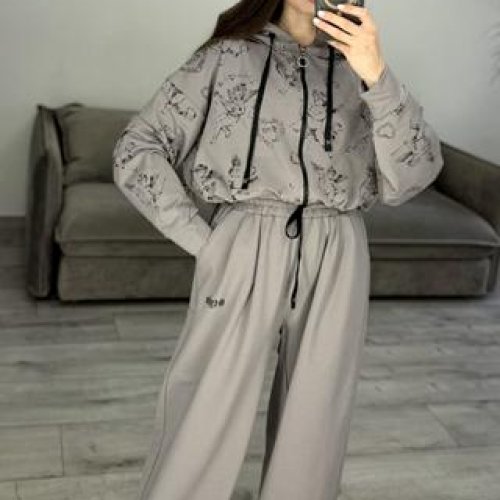 Костюм спорт S.Style (42-48) 680 grey (деми) S.Style 680 grey