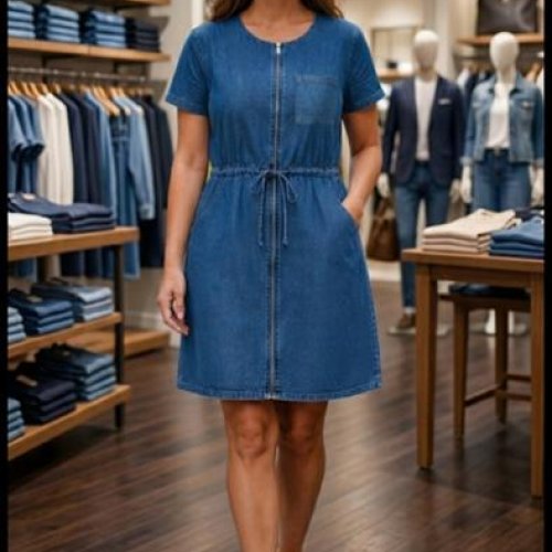 Халат Julia (38-46) JL1226 blue (лето) Julia JL1226 blue