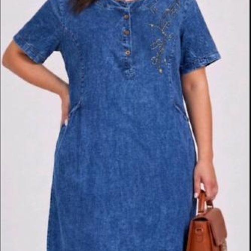 Платье Julia (44-52) JL1230 blue (лето) Julia JL1230 blue