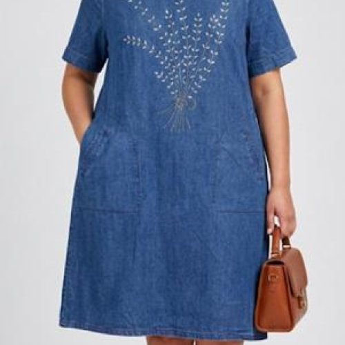 Платье Julia (44-52) JL1243 blue (лето) Julia JL1243 blue
