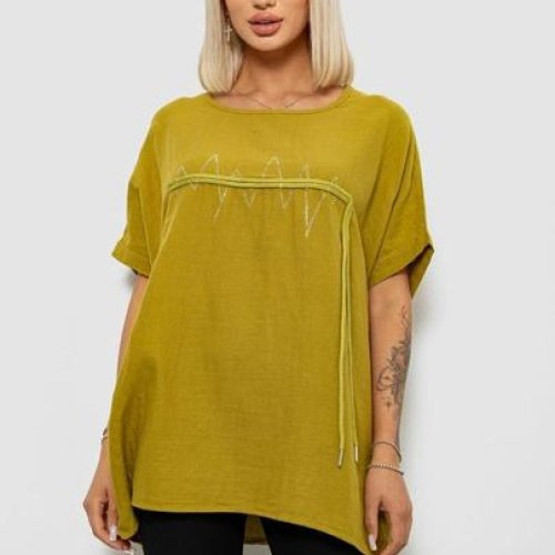 Футболка Seven Group (XL-3XL) 0264 olive (лето) Seven Group 0264 olive