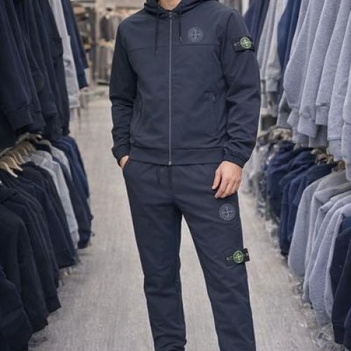 Костюм спорт MirWear (S-2XL) MW1070-313 d.grey (деми) MirWear MW1070-313 d.grey