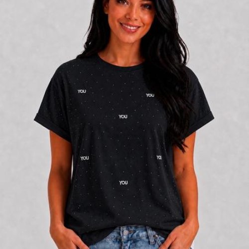 Футболка LeVisha (46-50) 26109 black (лето) LeVisha 26109 black