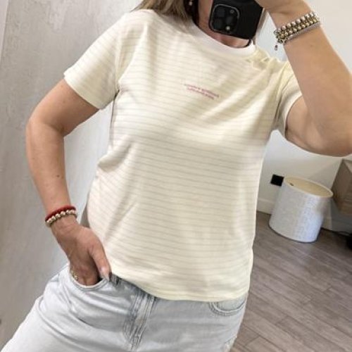 Футболка Lora (one size) LR1477 beige (лето) Lora LR1477 beige
