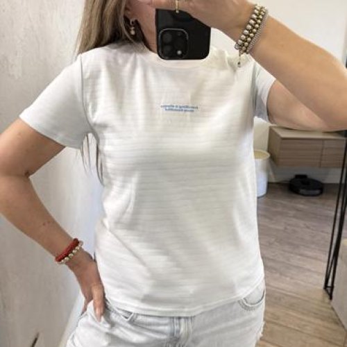 Футболка Lora (one size) LR1478 white (лето) Lora LR1478 white