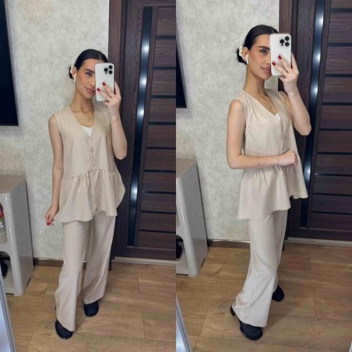 Костюм Valentina (42-48) 011 beige (лето) Valentina 011 beige
