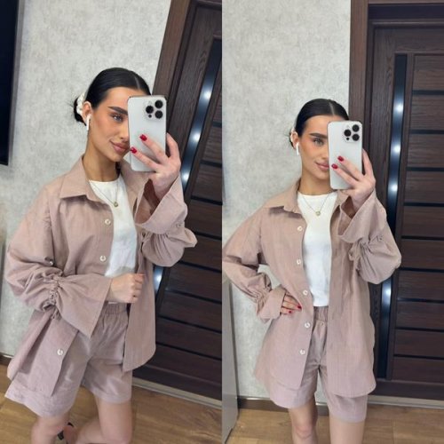 Костюм Valentina (42-48) 014 d.beige (лето) Valentina 014 d.beige