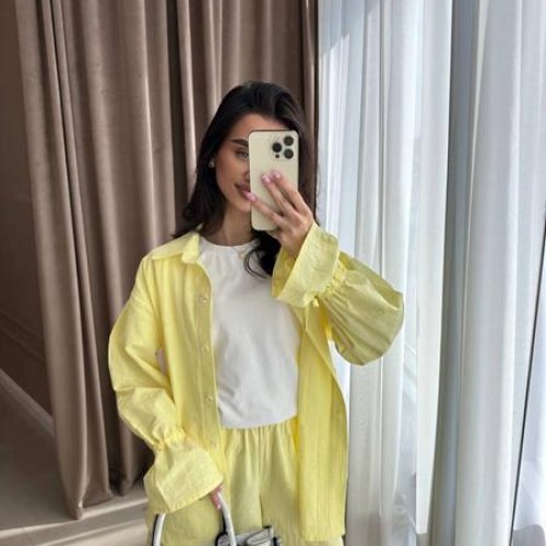 Костюм Valentina (42-48) 014 yellow (лето) Valentina 014 yellow