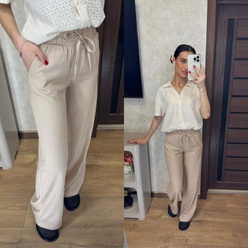 Штаны Valentina (42-48) 249-1 beige (деми) Valentina 249-1 beige