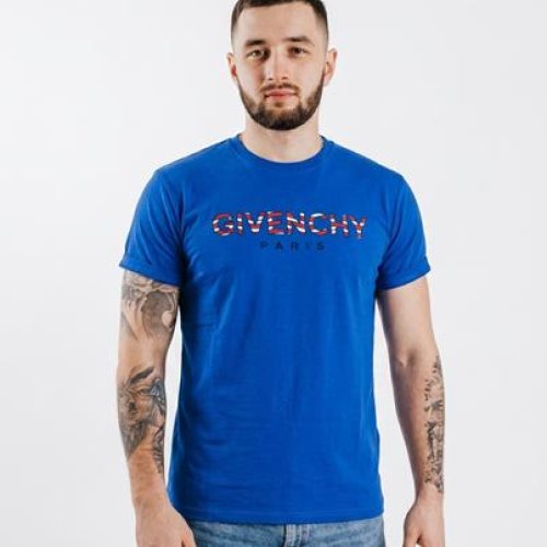 Футболка Sport style (M-2XL) 5-1 blue (лето) Sport style 5-1 blue