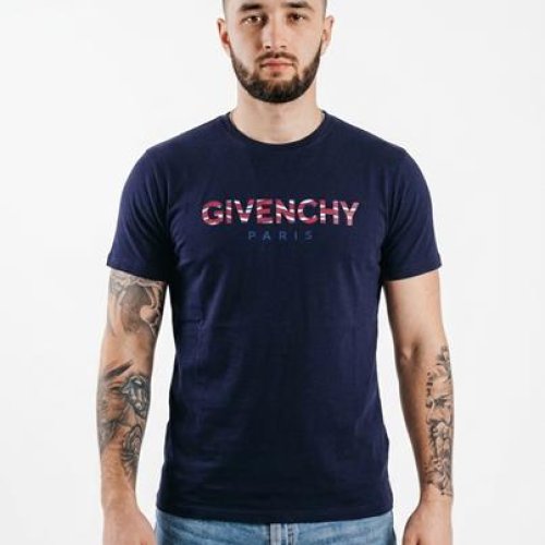 Футболка Sport style (M-2XL) 5-2 navy (лето) Sport style 5-2 navy