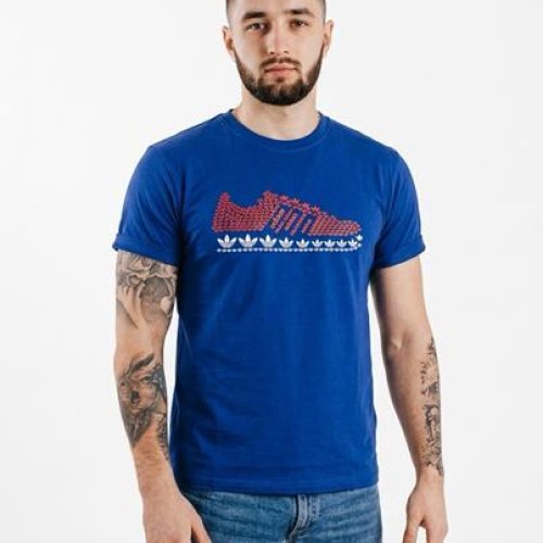 Футболка Sport style (M-2XL) 5-5 blue (лето) Sport style 5-5 blue