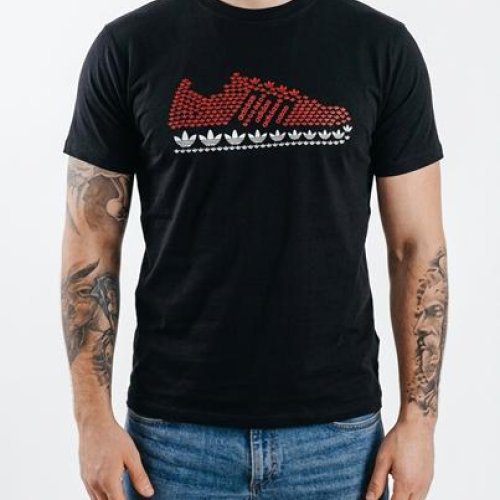 Футболка Sport style (M-2XL) 5-5 black (лето) Sport style 5-5 black