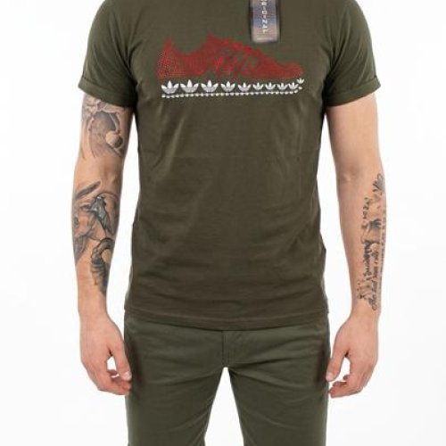 Футболка Sport style (M-2XL) 5-5 khaki (лето) Sport style 5-5 khaki